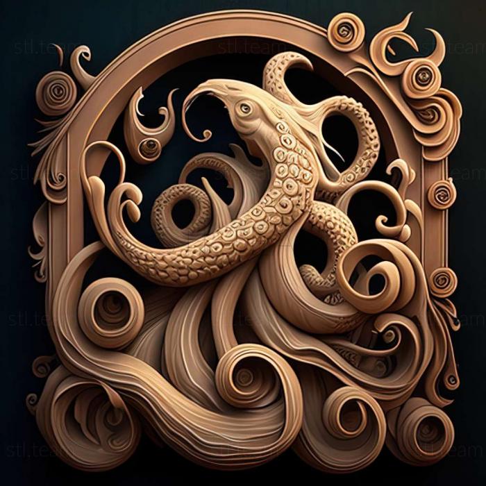 3D model tentacle (STL)